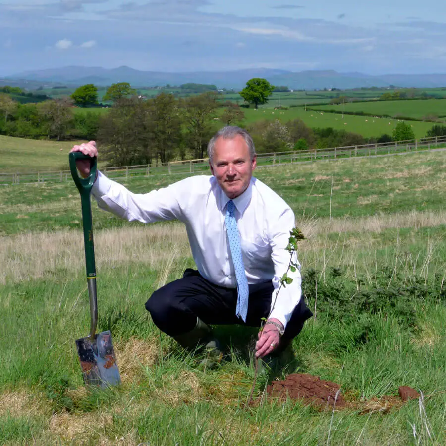 First tree planting